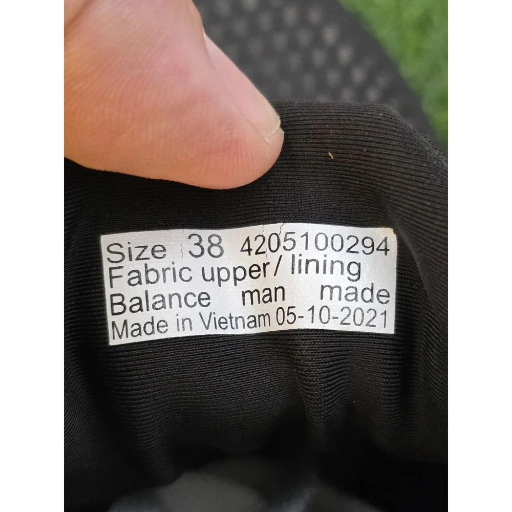 Women's Dansko Pace Mesh Athletic Walking Shoes Black Grey Size 38 US 7.5